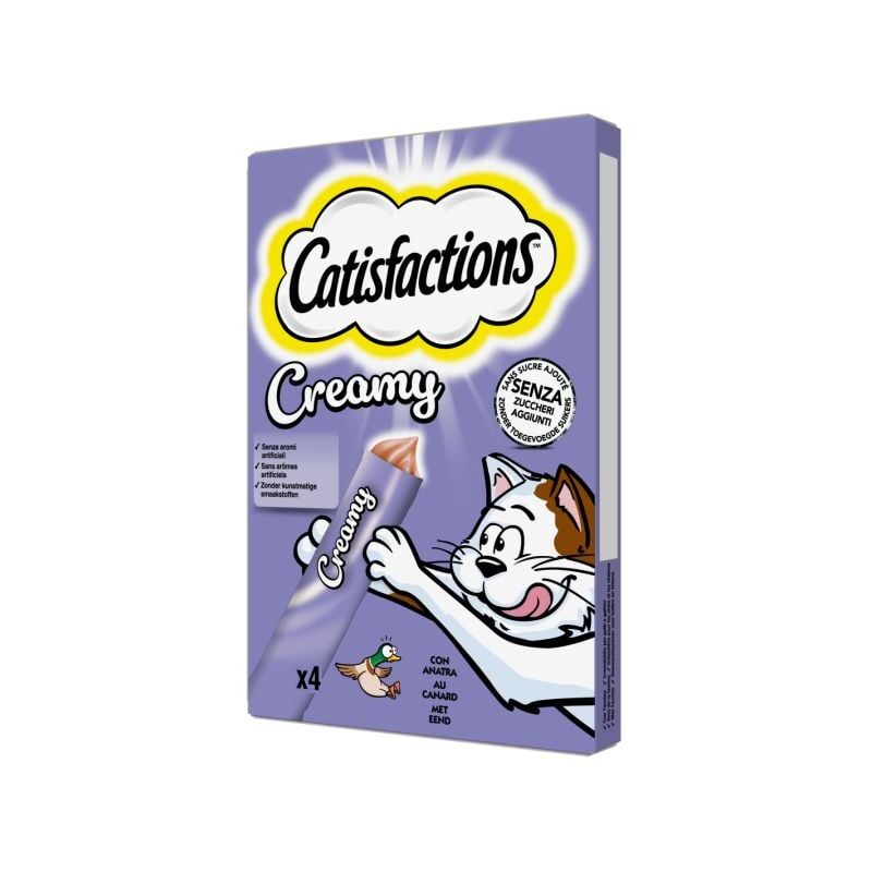 foto del prodotto catisfactions creamy 4 x 10gr anatra