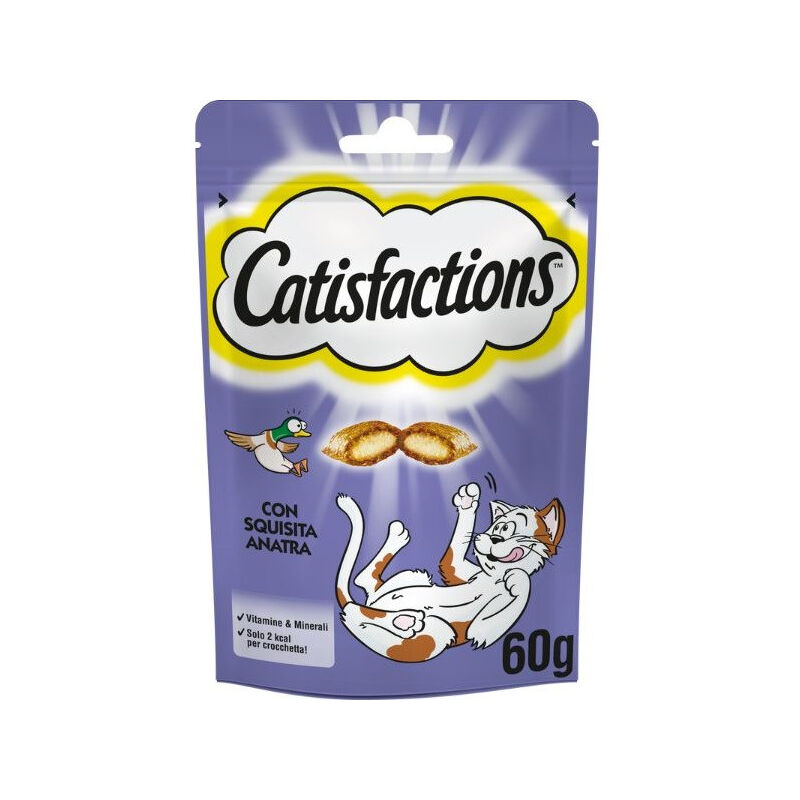 foto del prodotto catisfactions per gatto da 60g