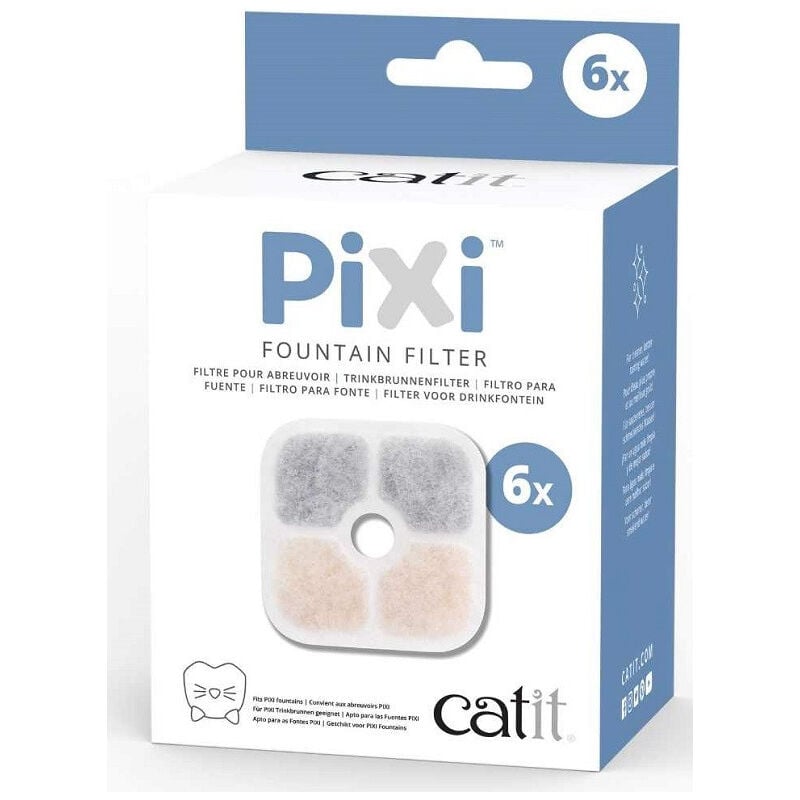 foto del prodotto catit filtri ricambio per fontana pixi da 6 pz