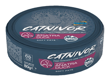 foto del prodotto catnivor anatra 80 gr