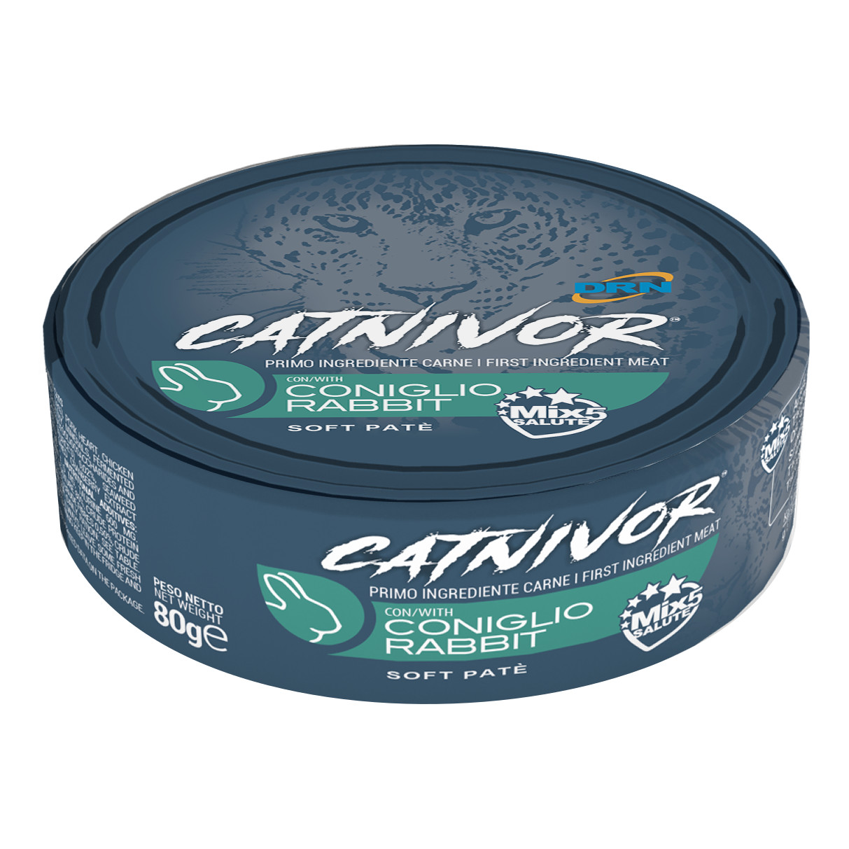 foto del prodotto catnivor coniglio 80 gr
