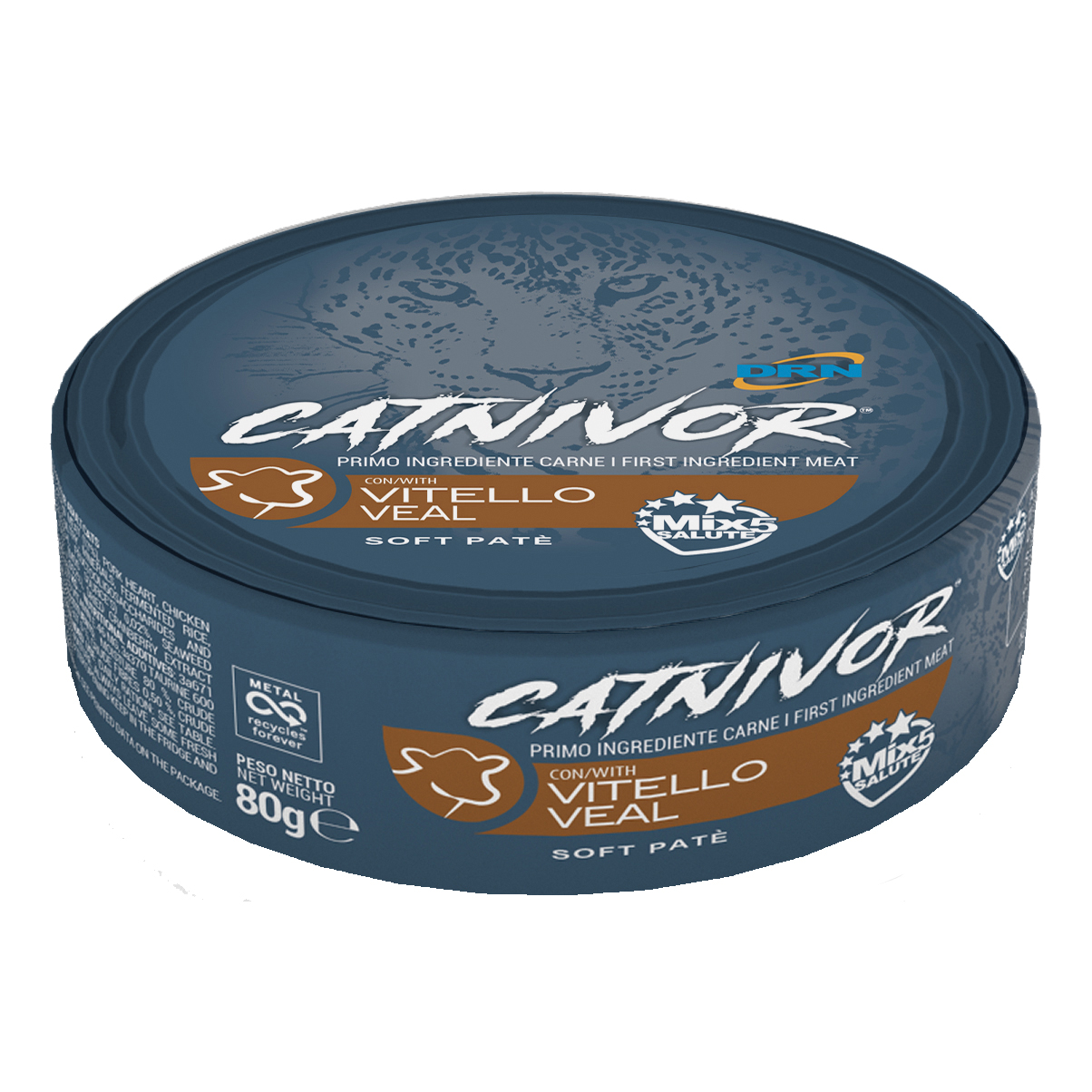 foto del prodotto catnivor vitello 80 gr