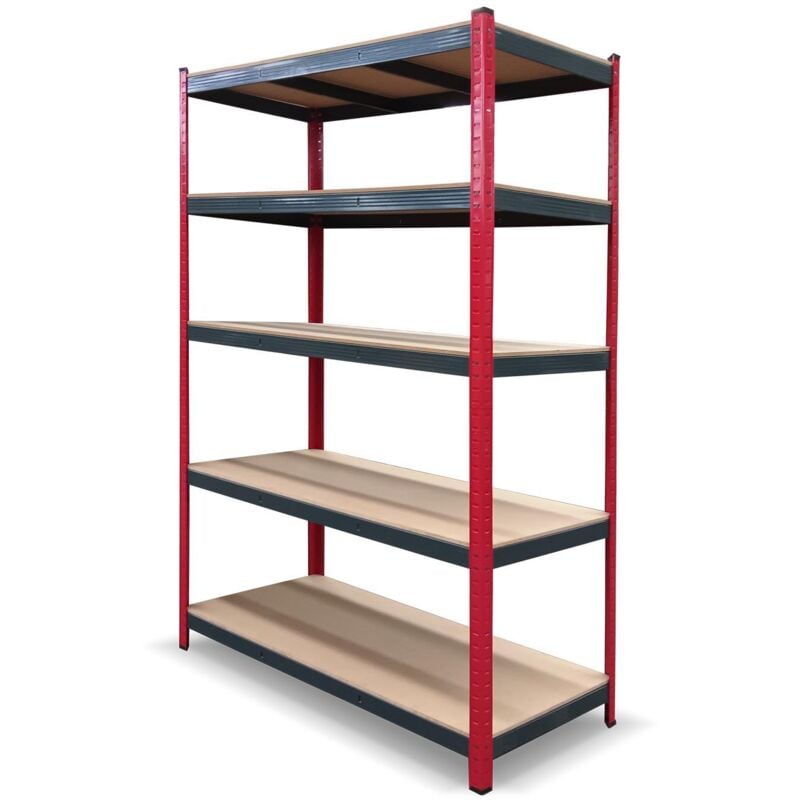 foto del prodotto catter house scaffale metallico rack cargo advance 120 120x60x180cm in acciaio zincato e mdf con ripiani regolabili in altezza