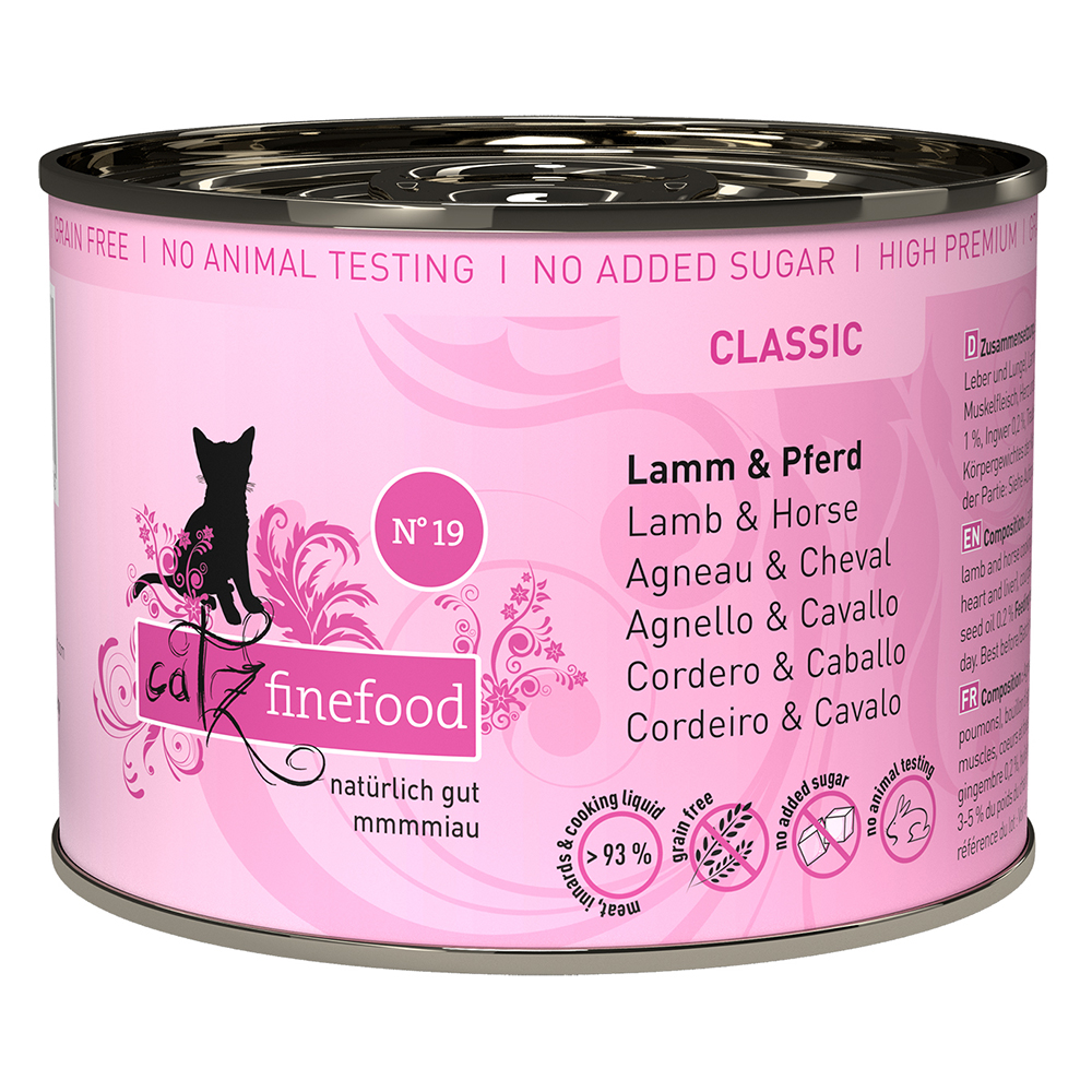 foto del prodotto catz finefood 6 x 200 g agnello cavallo
