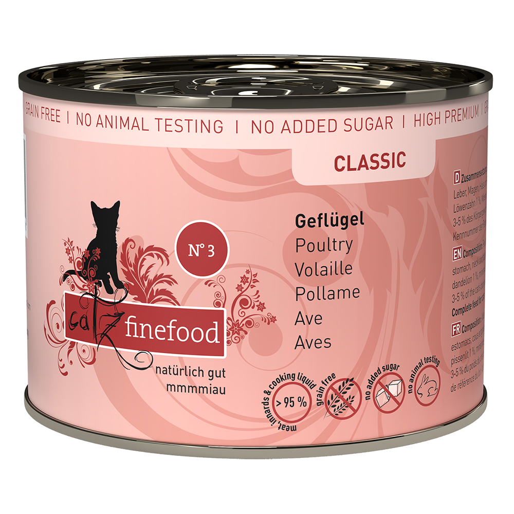 foto del prodotto catz finefood 6 x 200 g pollame