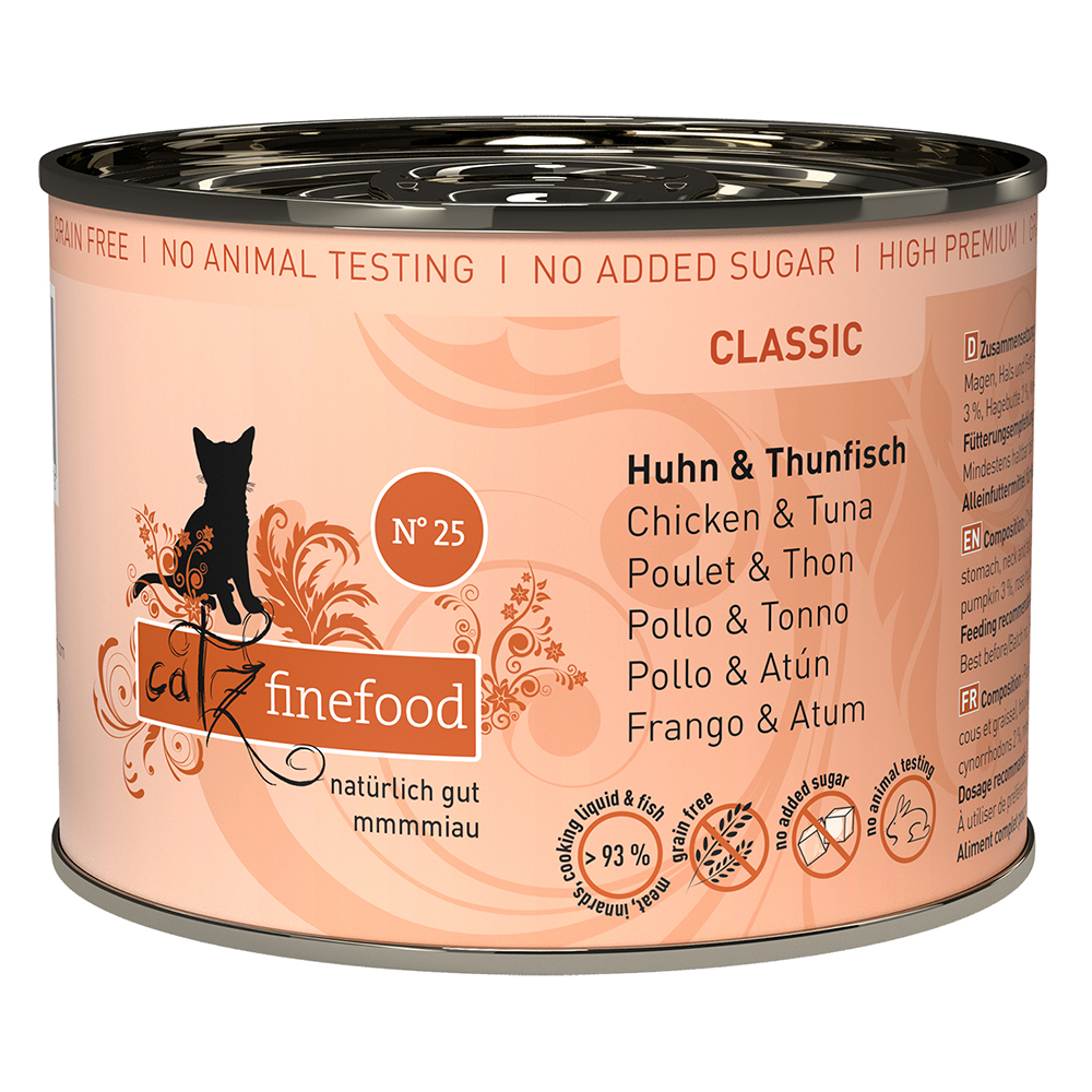 foto del prodotto catz finefood 6 x 200 g pollo tonno