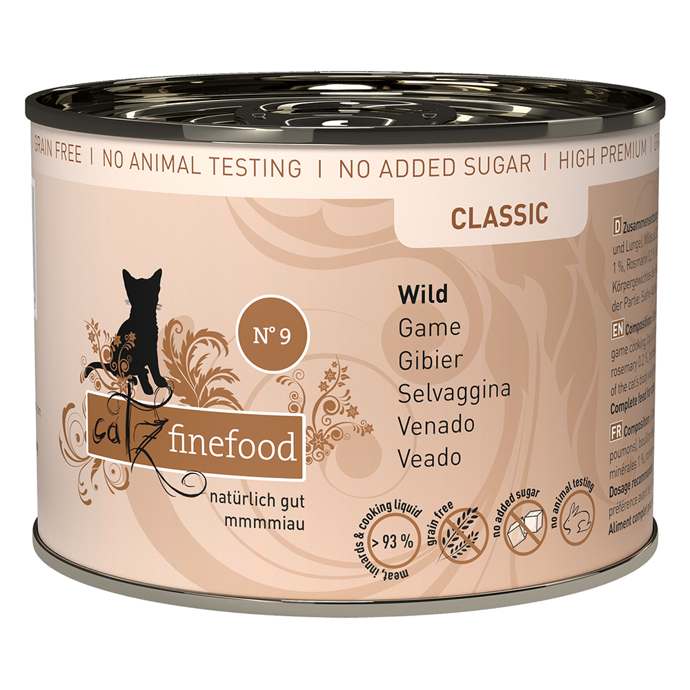 foto del prodotto catz finefood 6 x 200 g selvaggina