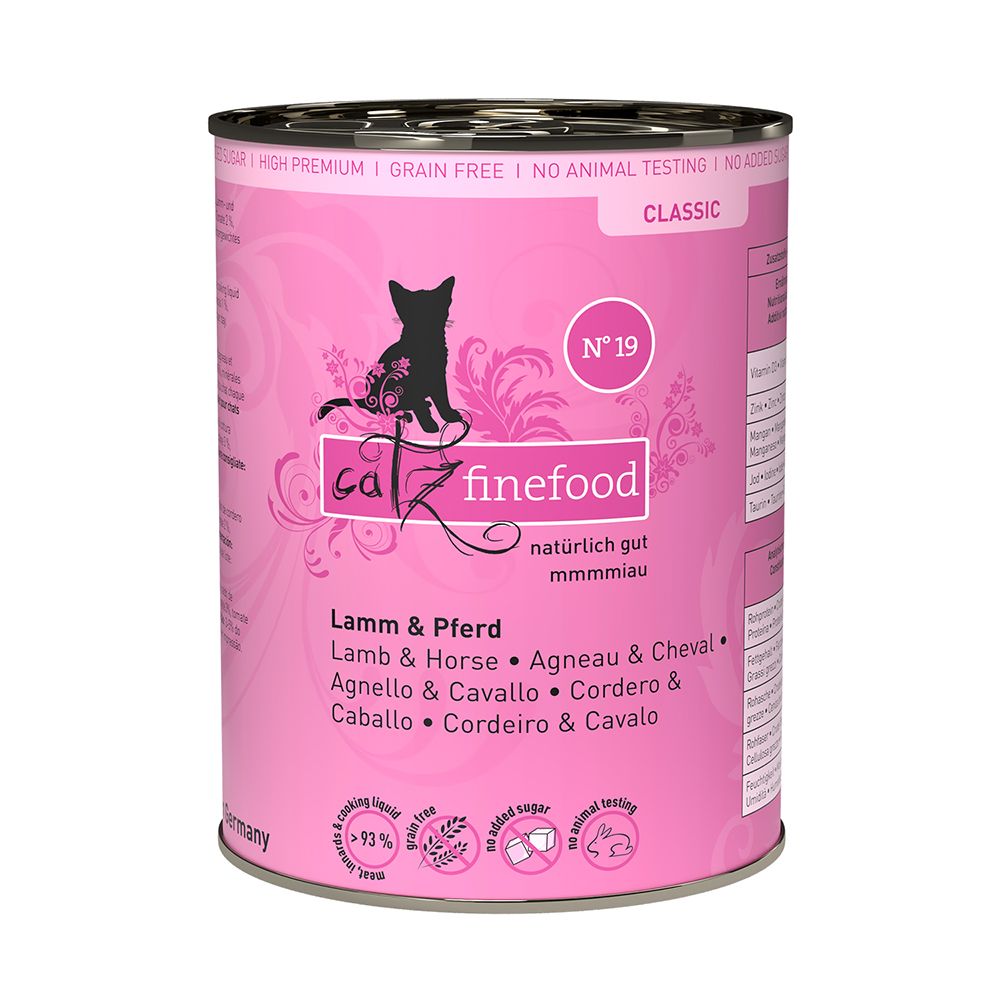 foto del prodotto catz finefood 6 x 400 g agnello cavallo