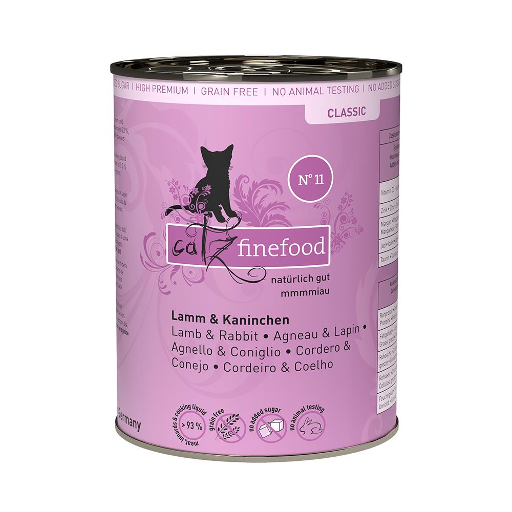foto del prodotto catz finefood 6 x 400 g agnello coniglio