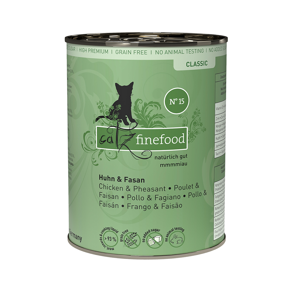 foto del prodotto catz finefood 6 x 400 g pollo fagiano
