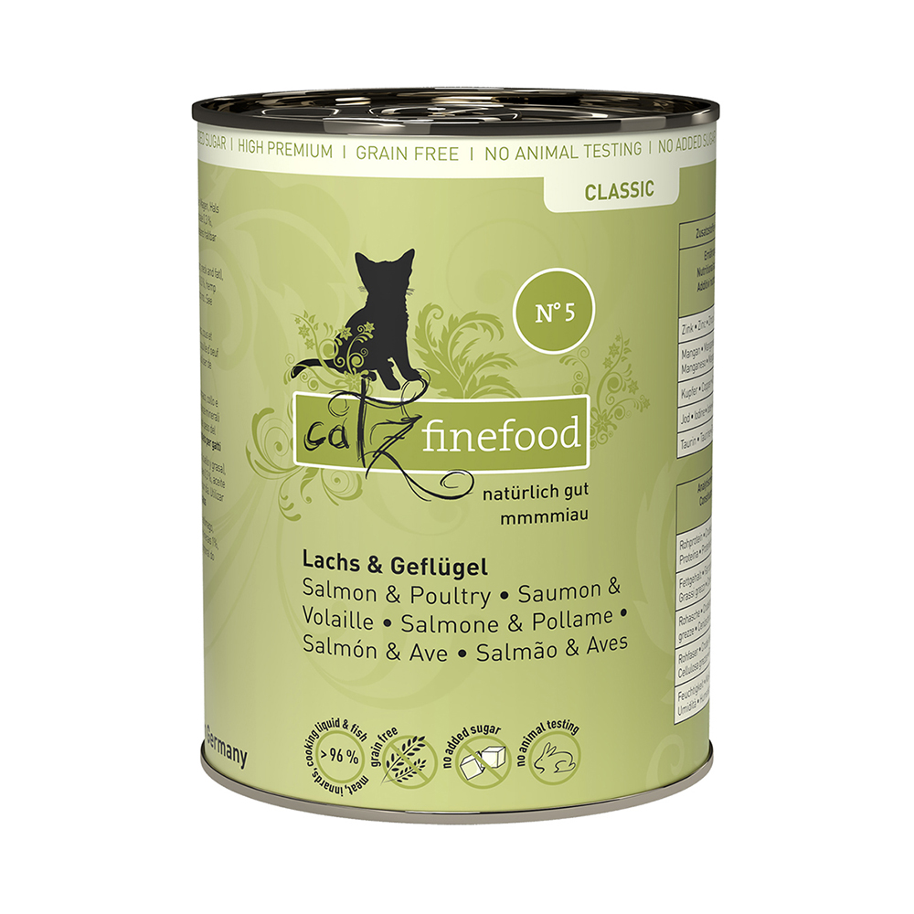foto del prodotto catz finefood 6 x 400 g salmone pollame