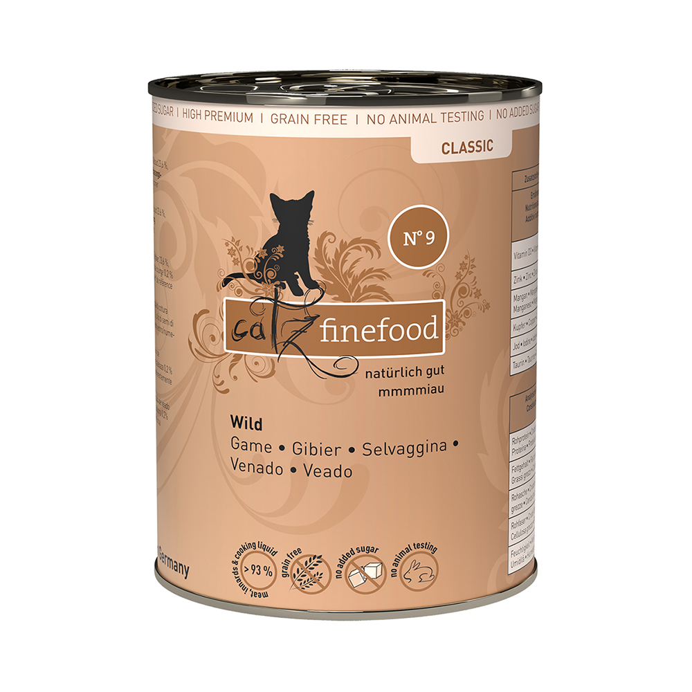 foto del prodotto catz finefood 6 x 400 g selvaggina
