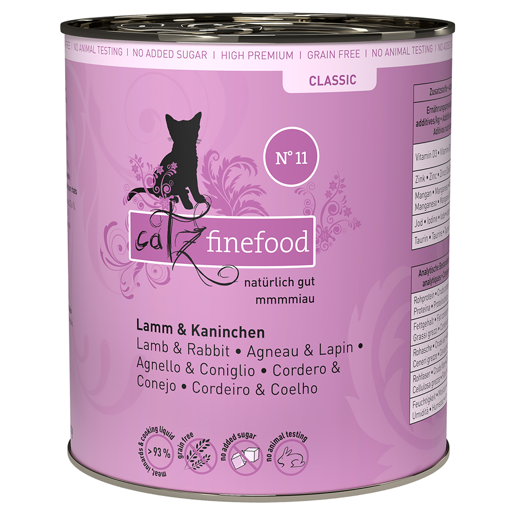 foto del prodotto catz finefood 6 x 800 g agnello coniglio