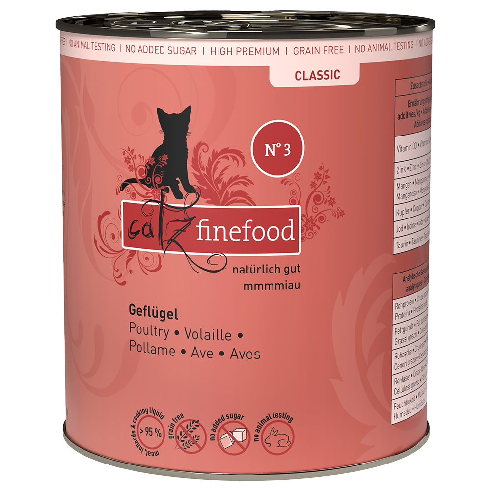 foto del prodotto catz finefood 6 x 800 g pollame