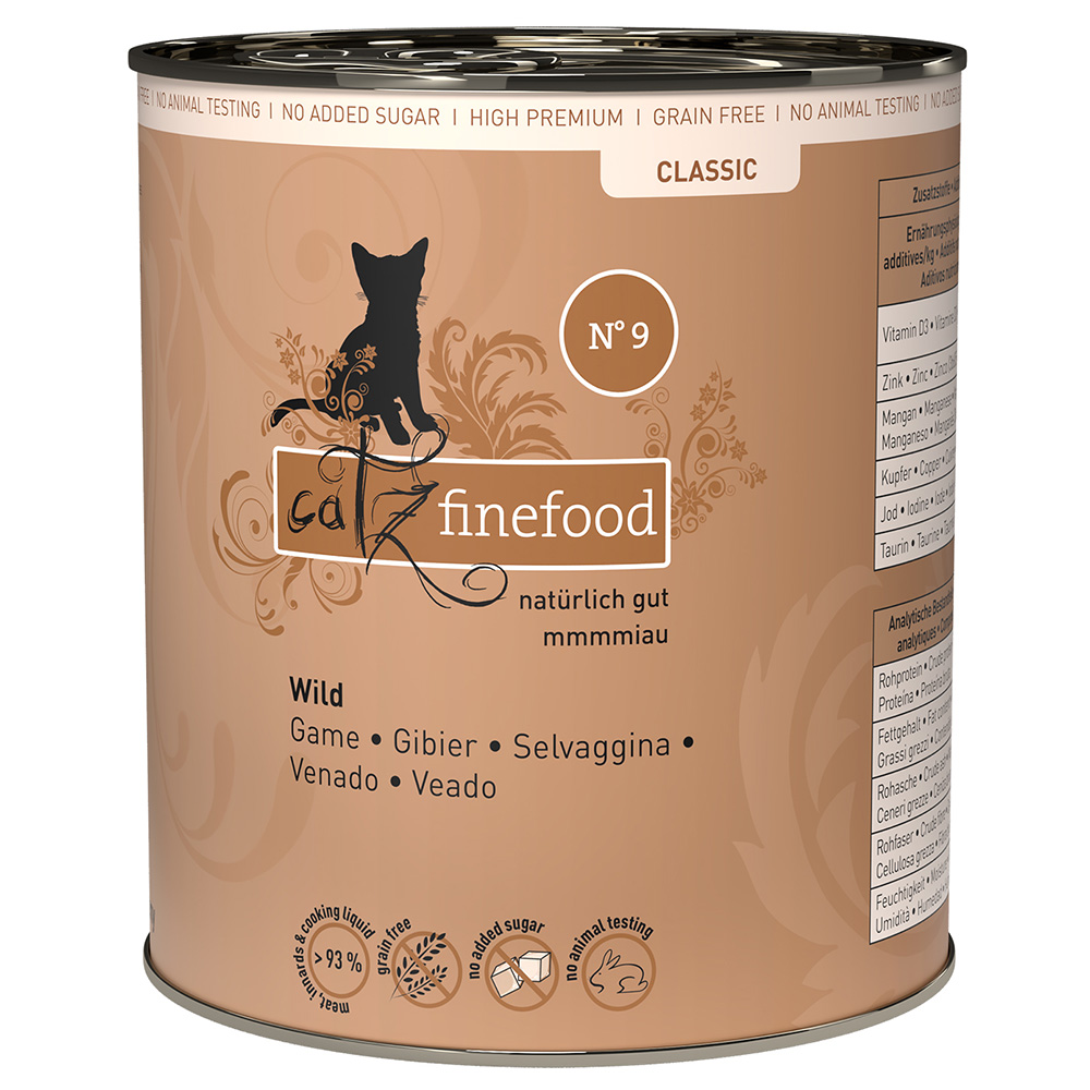 foto del prodotto catz finefood 6 x 800 g selvaggina