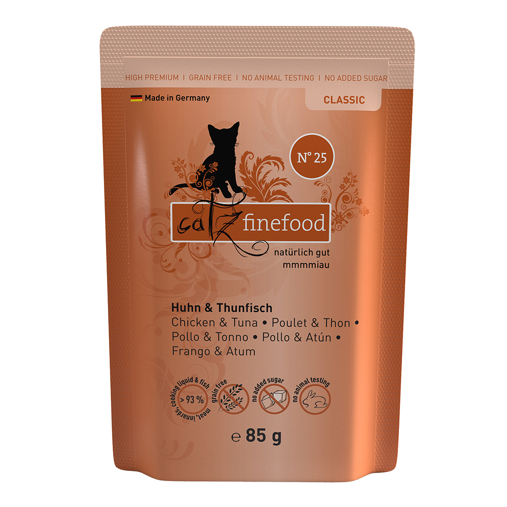 foto del prodotto catz finefood 8 x 85 g pollo tonno