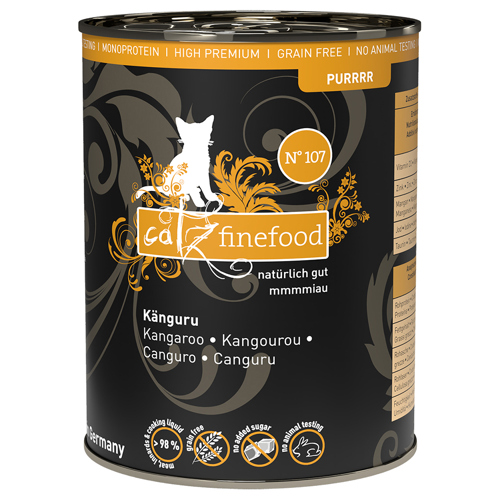 foto del prodotto catz finefood purrrr 6 x 400 375 g canguro 6 x 400 g 