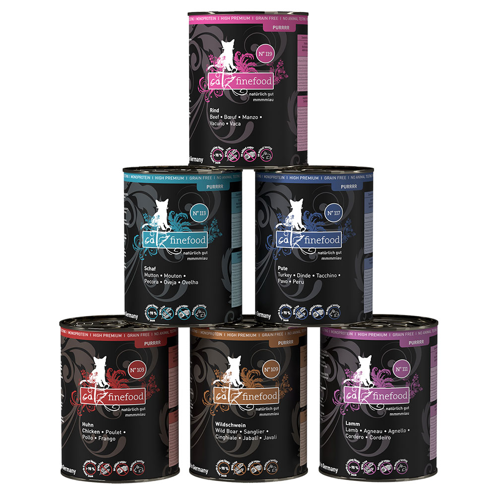 foto del prodotto catz finefood purrrr 6 x 400 375 g mix i 6 variet 