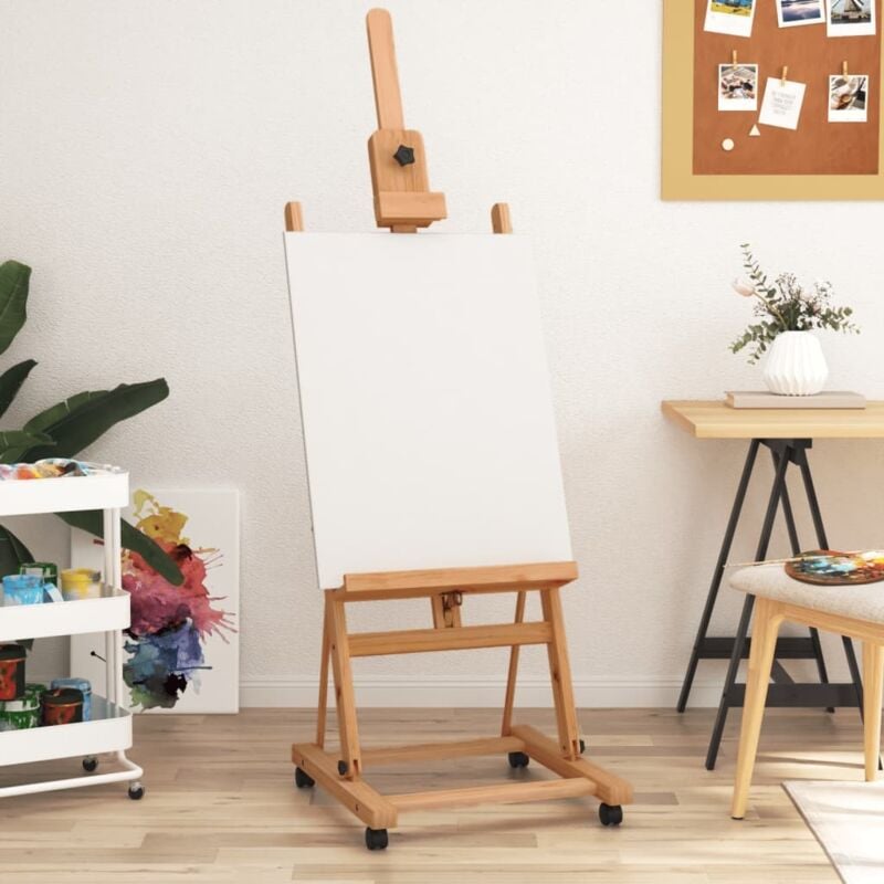 foto del prodotto cavalletto 55x53,5x178 cm in legno massello di faggio vidaxl
