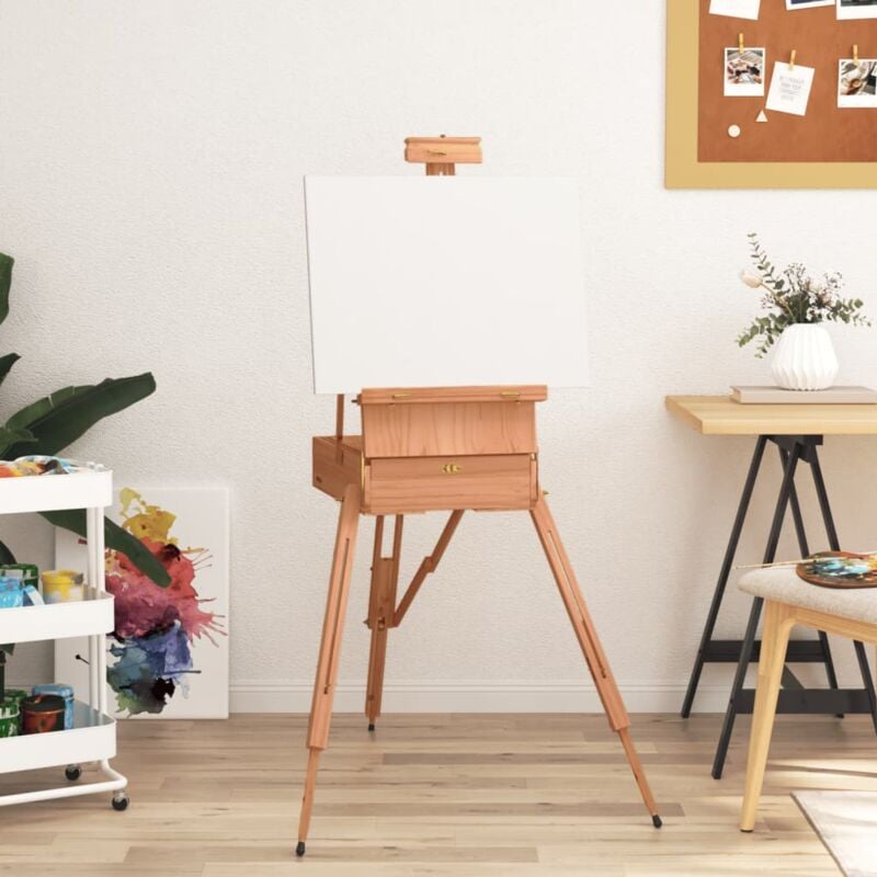 foto del prodotto cavalletto 81x121x173 cm in legno massello di faggio vidaxl