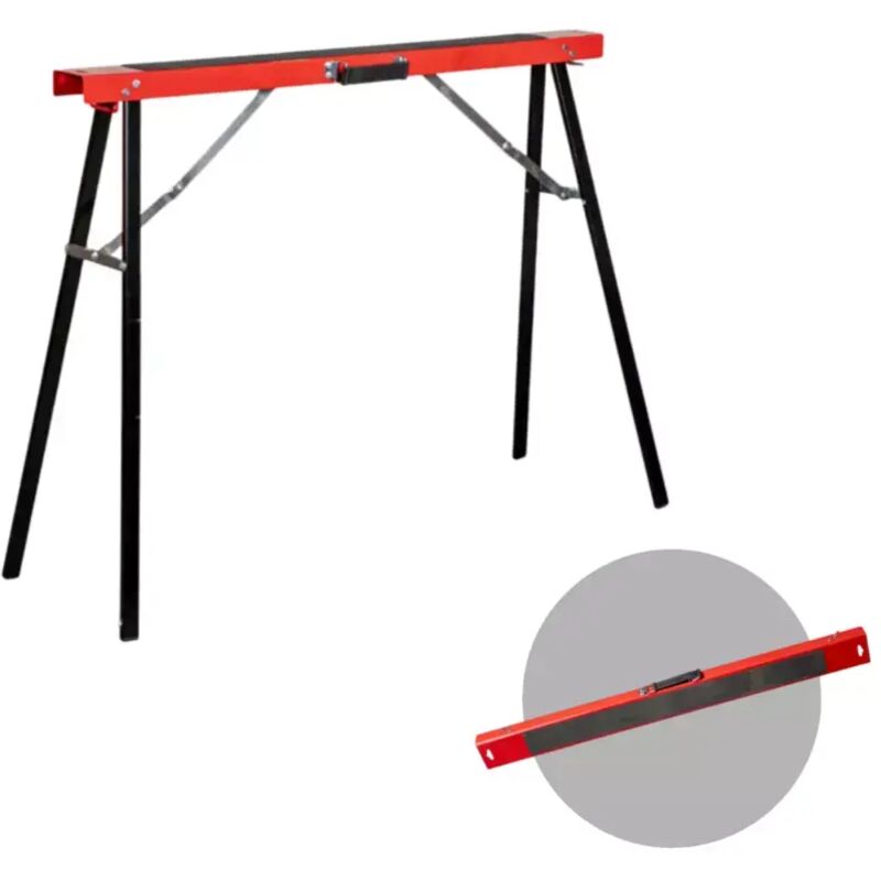 foto del prodotto cavalletto da lavoro pieghevole easy system con maniglia con portata 125 kg 99,8x39,2xh80 cm