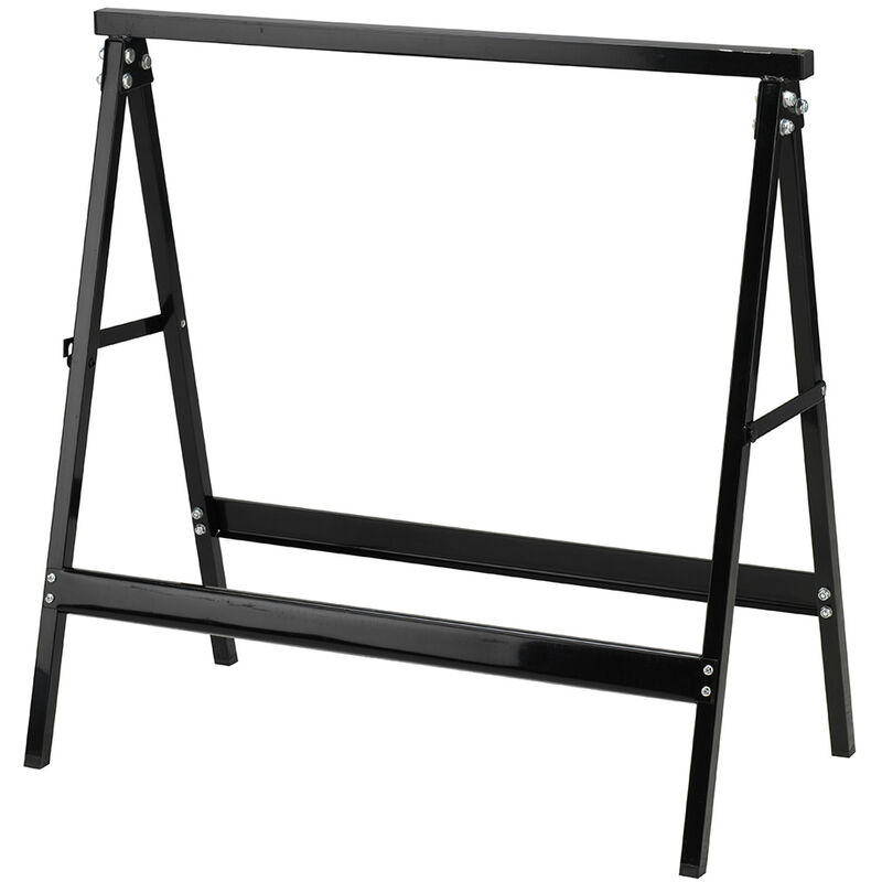 foto del prodotto cavalletto da lavoro pieghevole in acciaio portata max 100 kg 76x37x78cm