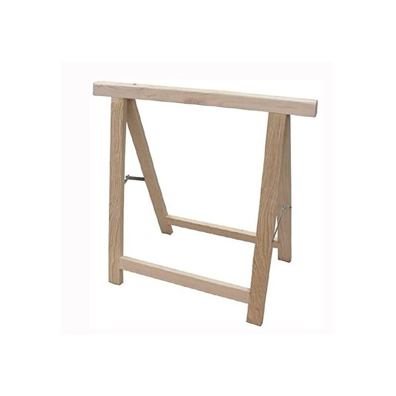 foto del prodotto cavalletto in legno portata 100 kg lavori pittore scrivania officina pieghevole