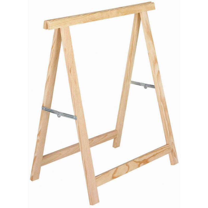 foto del prodotto cavalletto in legno standard l75xp75xh75 cm. legno naturale legno faggio
