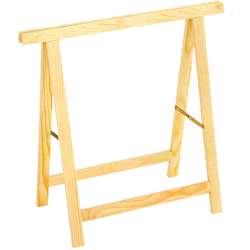 foto del prodotto cavalletto in pino 73,5xh 74 cm standard mis.1
