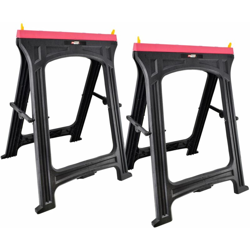 foto del prodotto cavalletto pieghevole awtools koby ka, 2 pezzi, ideale per lavori di falegnameria e fai da te, design compatto, facile demagazzinaggio, perfetto per
