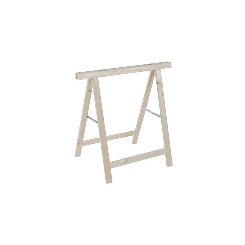 foto del prodotto cavalletto pieghevole in abete 75x40x75 cm legno naturale, compatto e pratico pircher
