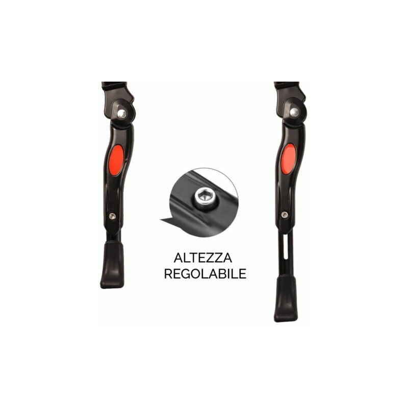 foto del prodotto cavalletto regolabile in alluminio supporto bici ecovelo