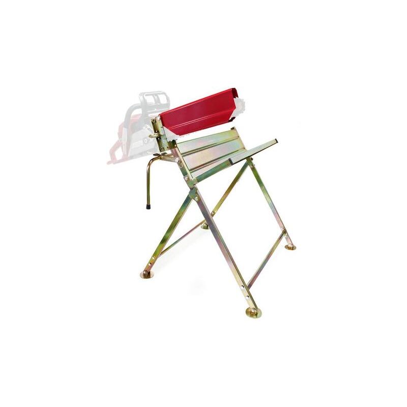 foto del prodotto cavalletto taglialegna con supporto motosega metallo zincato universale acciaio