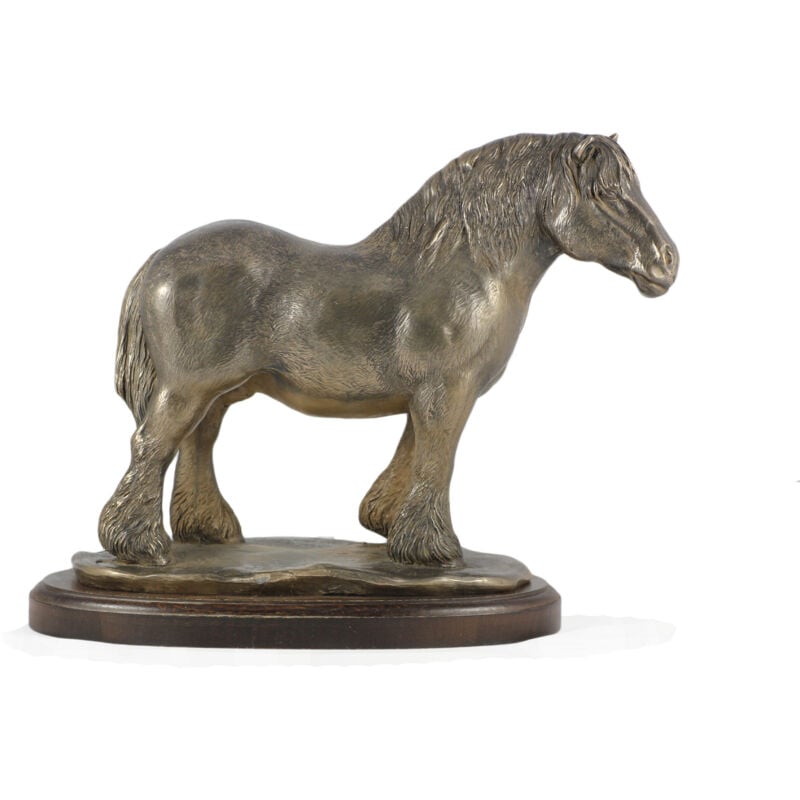 foto del prodotto cavallo belga statuetta con cavallo, sagoma di cavallo su legno, prestigioso premio al concorso del marchio art dog