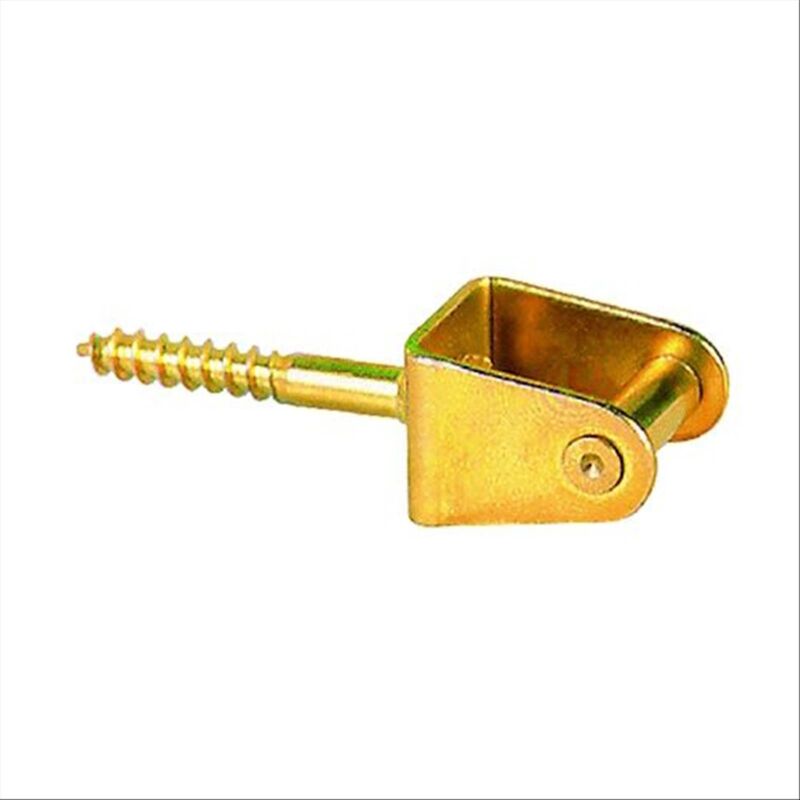 foto del prodotto cavallotto tipo anuba con rullo in acciaio supporto resistente per cardini di porte e ante acciaio bronzato 100 pezzi