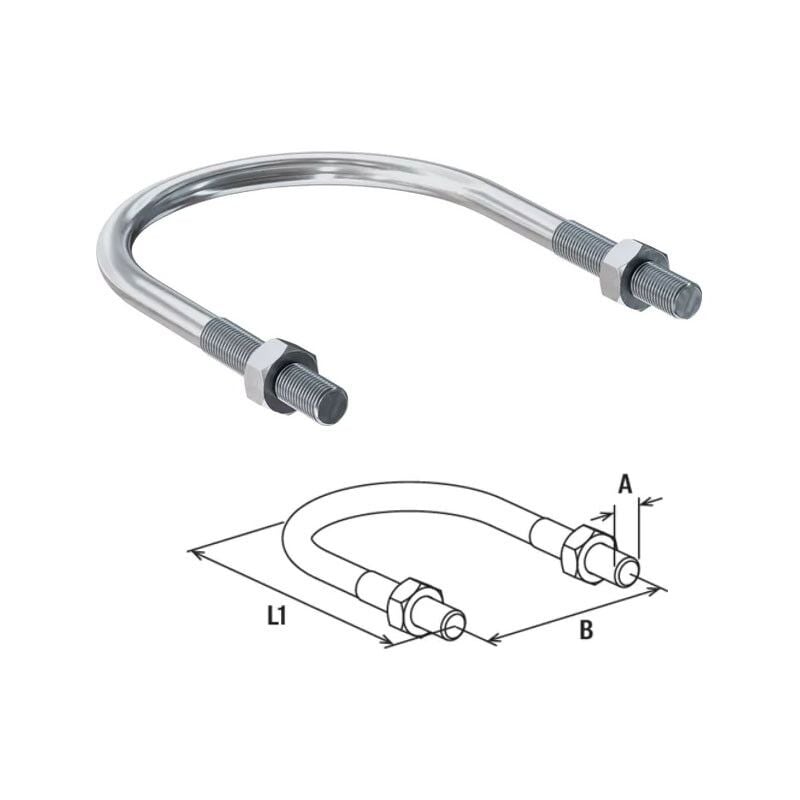 foto del prodotto cavallotto u 50x60 2 m8 pz10