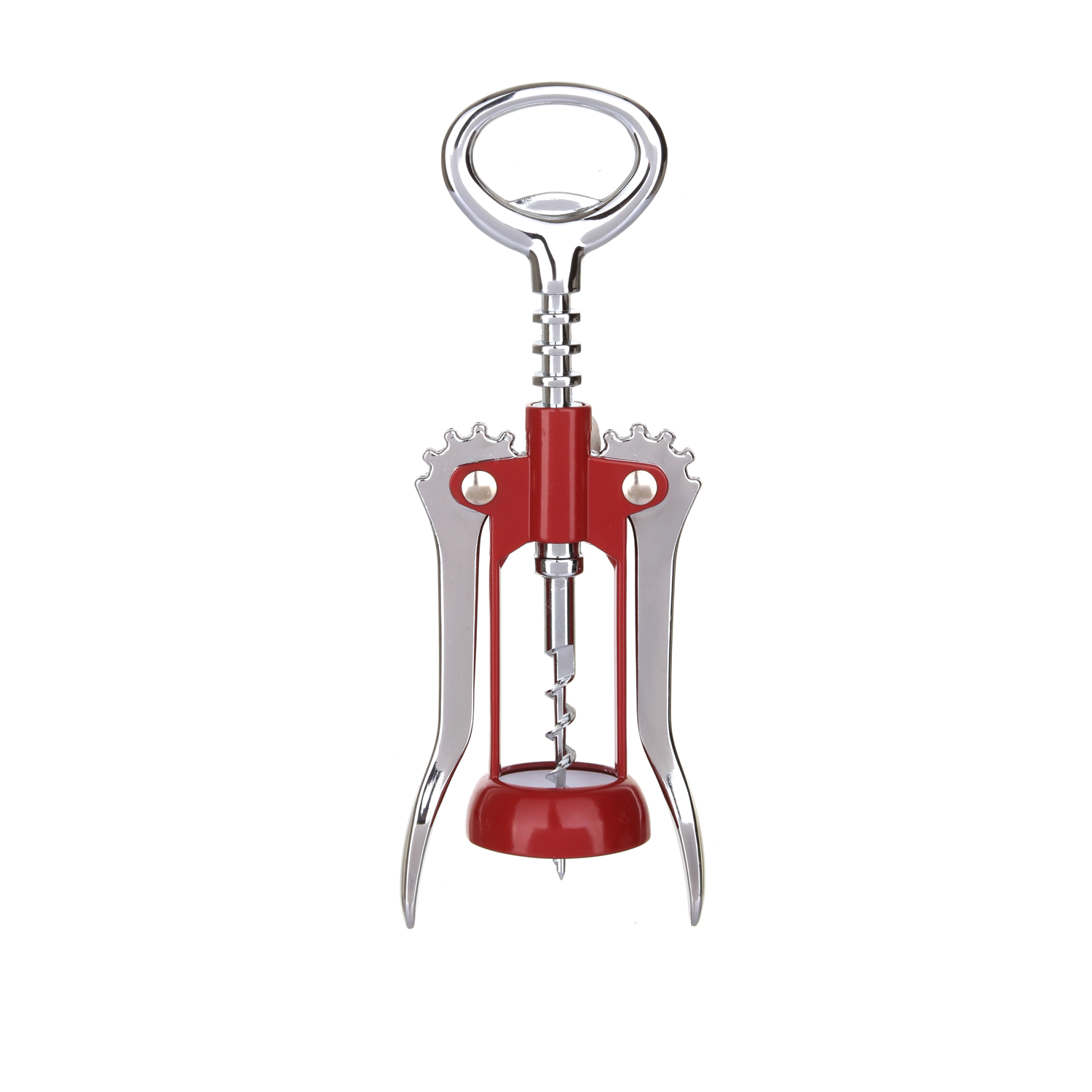 foto del prodotto cavatappi a leva a vite, in metallo