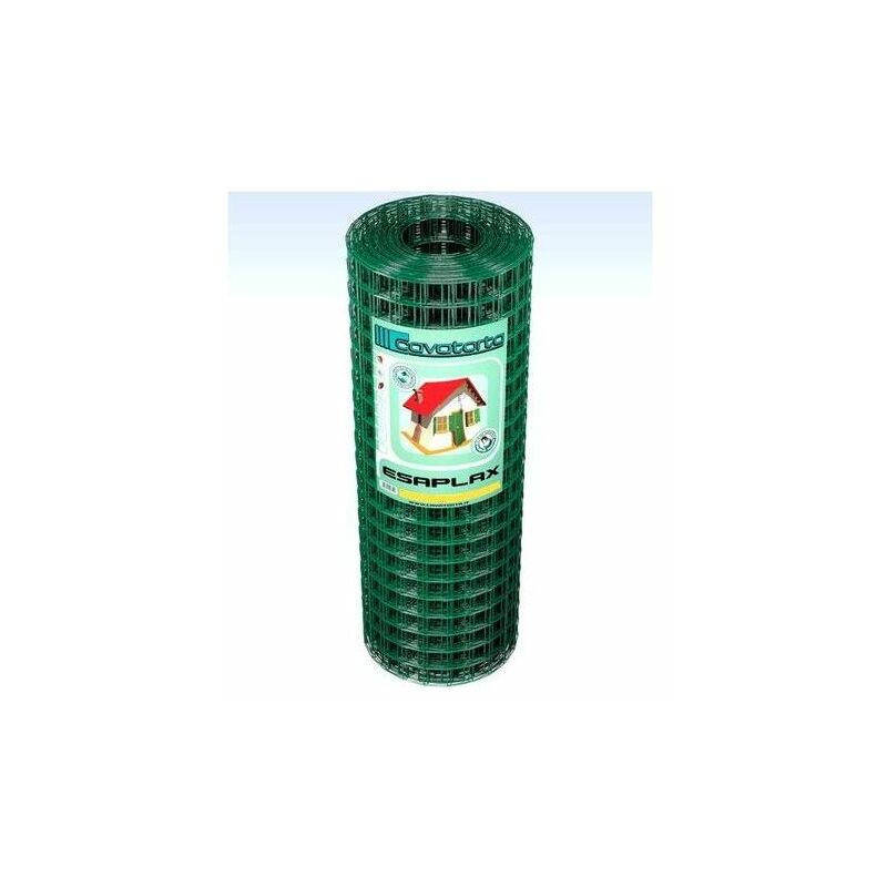 foto del prodotto cavatorta rete elettrosaldata plastificata con maglie quadre 25 x h. 0,8 mt