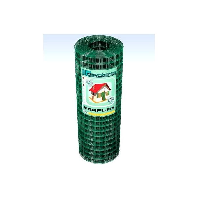 foto del prodotto cavatorta rete elettrosaldata plastificata con maglie quadre 25 x h. 1,0 mt