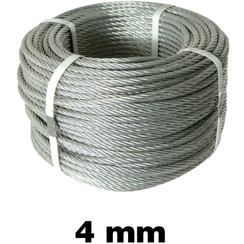 foto del prodotto cavetto acciaio 4 mm ferwork 100 mt