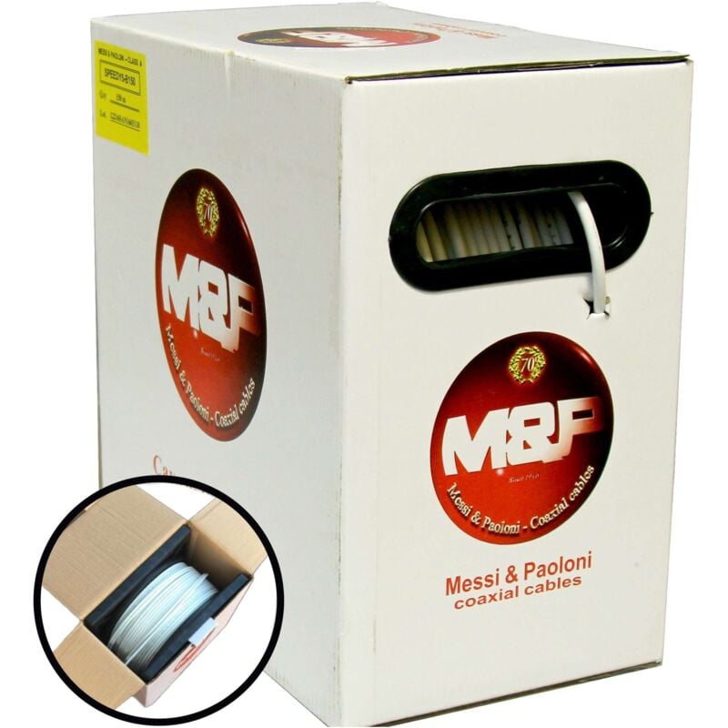 foto del prodotto cavetto satellitare d.6,6 conduttore rame 100 ml