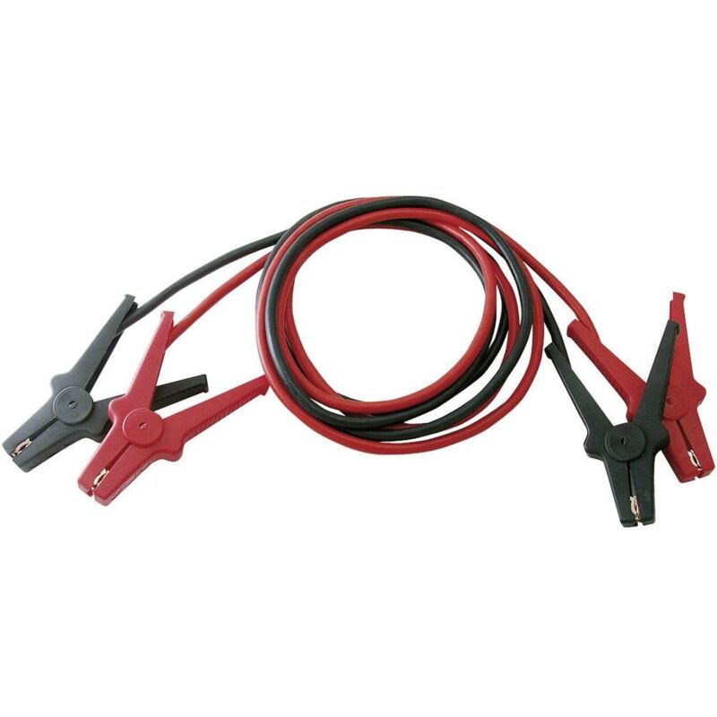 foto del prodotto cavi batteria per avviamento d emergenza 40 mm 3.50 m con pinze di plastica alluminio ramato apa