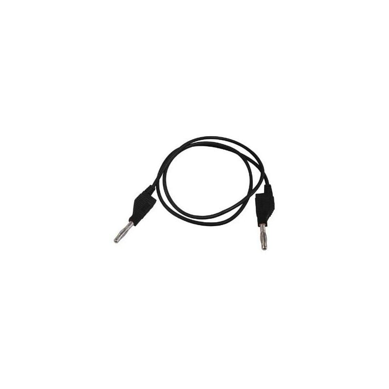 foto del prodotto cavi di prova spina a banana stampata 4mm nero