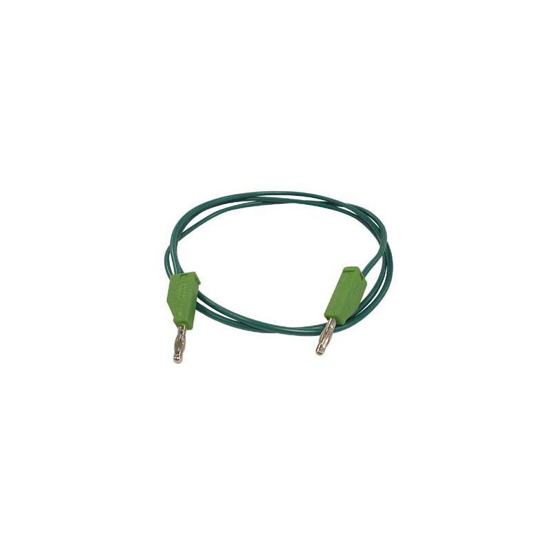 foto del prodotto cavi di prova spina a banana stampata 4mm verde