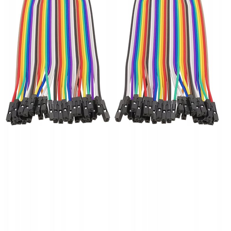 foto del prodotto cavi jumper femmina 20cm 40pz arduino