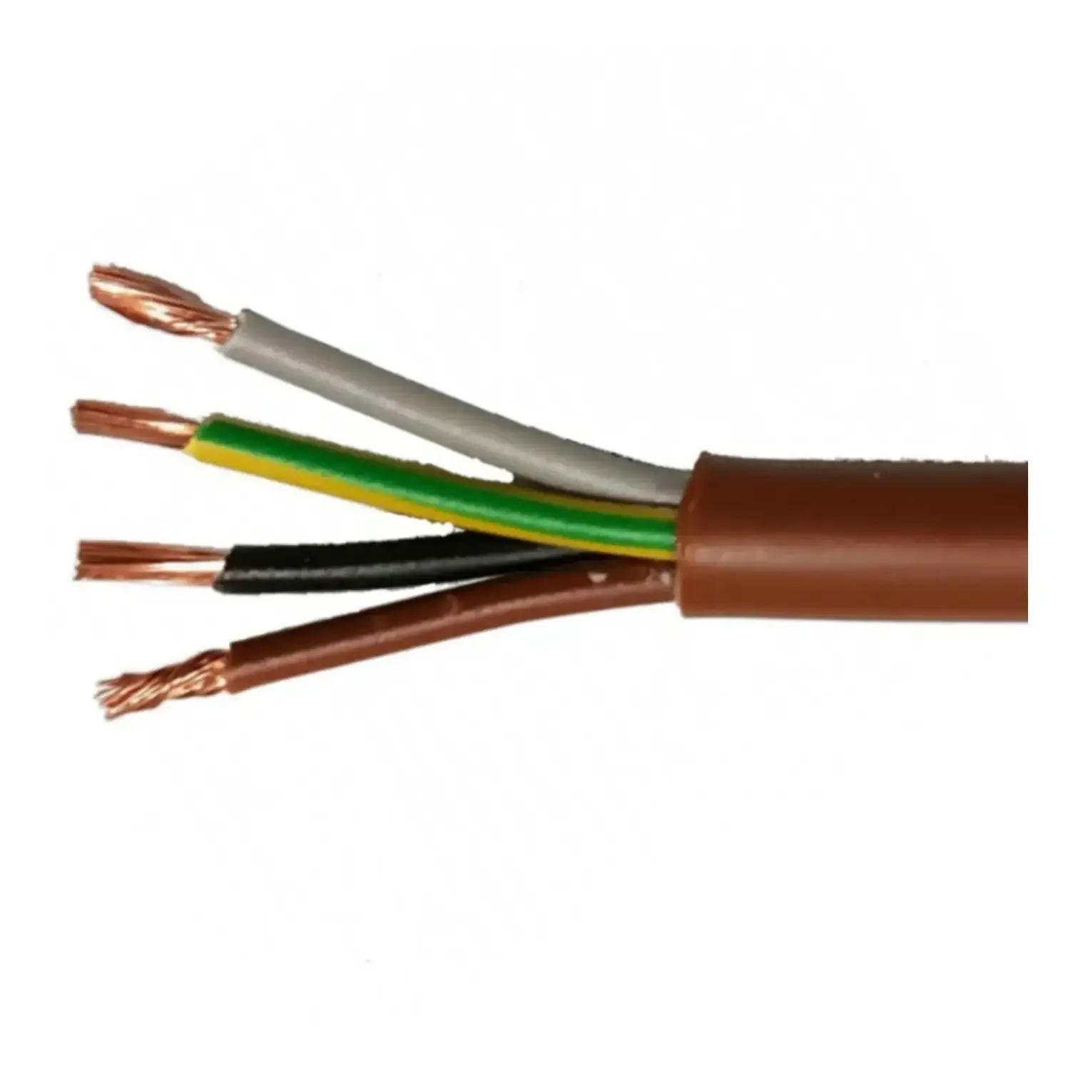 foto del prodotto cavicondor cavo filo elettrico fs180r18 marrone 4x1,5 mm 1 mt