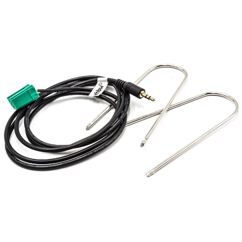 foto del prodotto cavo adattatore audio aux per autoradio 120 cm compatibile con renault dall anno di prod. 2005 twingo, traffic vhbw