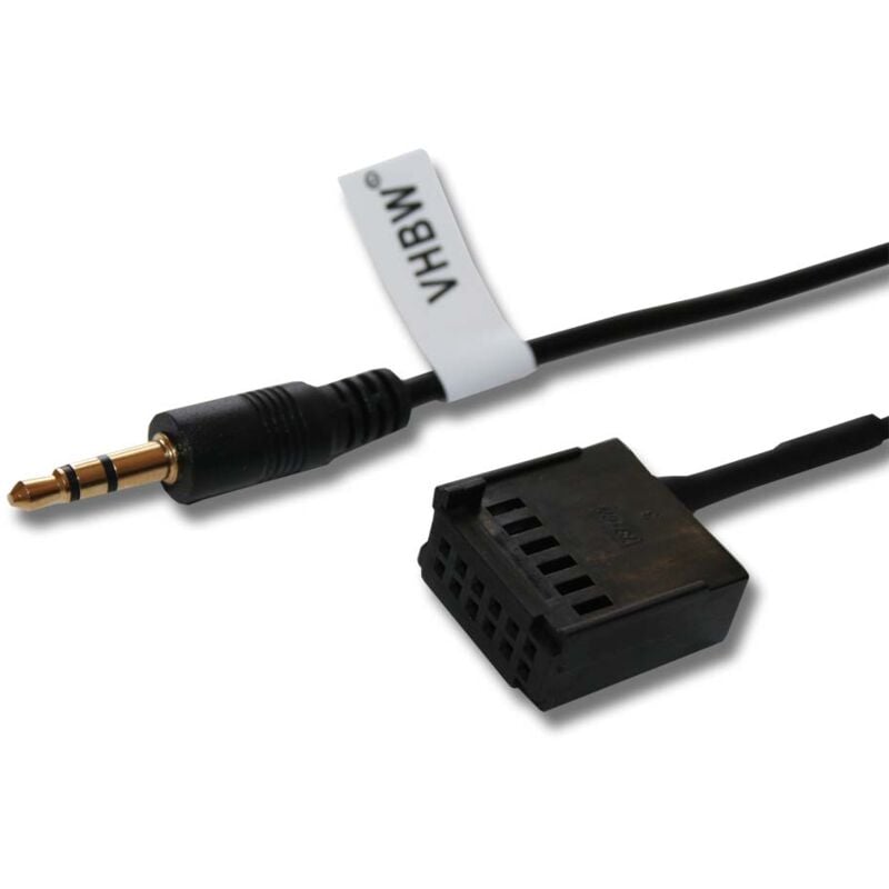 foto del prodotto cavo adattatore audio aux per autoradio 90 cm compatibile con ford radio 6000cd rds, 6000 aux, c5000 vhbw
