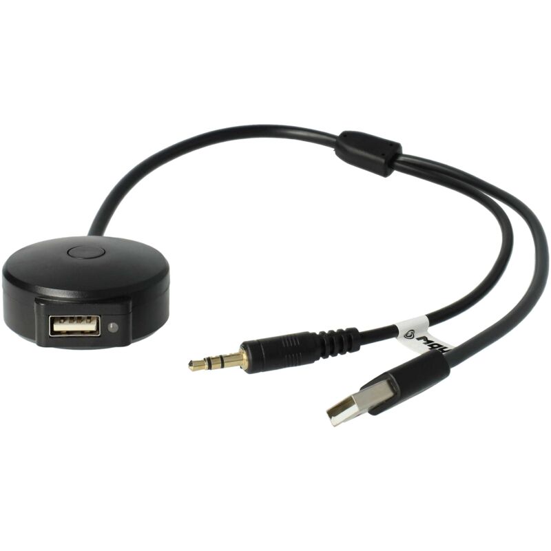 foto del prodotto cavo adattatore audio aux usb per autoradio 30 cm compatibile con mini r55 - usb, bluetooth - vhbw