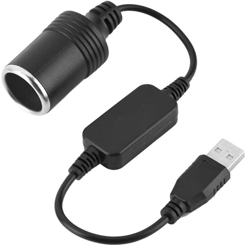 foto del prodotto cavo adattatore convertitore per accendisigari, porta usb a presa accendisigari da 12 v